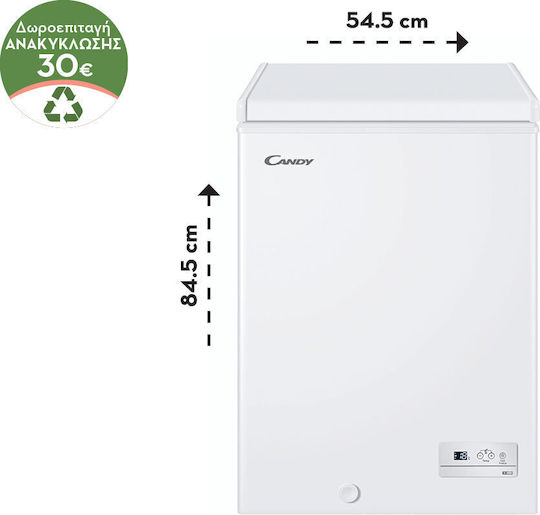Candy Chest Freezer 97lt