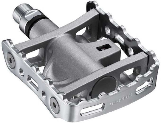 Shimano PD-M324 Πετάλια Ποδηλάτου Κουμπωτά Ασημί