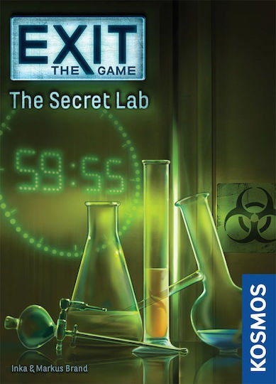 Brettspiel Exit The Game - The Secret Lab für 1-6 Spieler 10+ Jahre (EN) Kosmos
