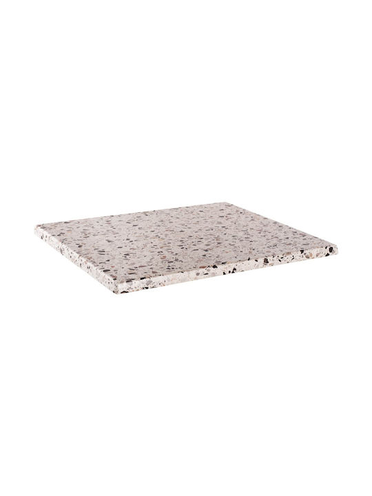 Freebox Rectangular Table Surface Werzalit in Beige Color 120x80cm FB95630.16 1pcs