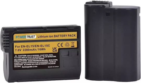 PowerTrust Μπαταρία Φωτογραφικής Μηχανής Powertrust EN-EL15C 2280mAh Συμβατή με Nikon