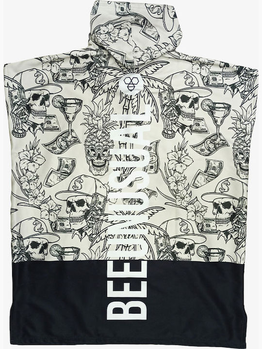 Bee. Unusual. Tequila Sunrise Beach Poncho White
