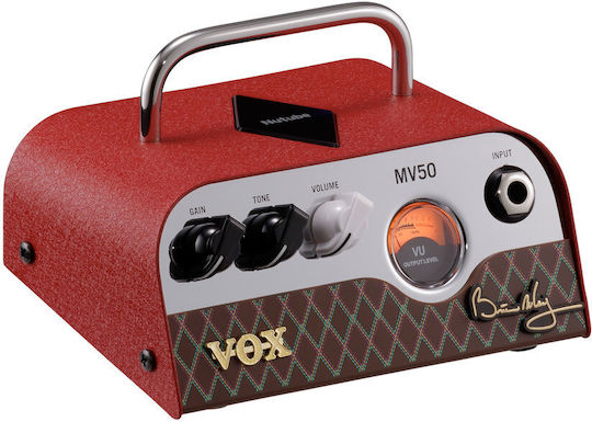 Vox MV50 Brian May Λαμπάτη Κεφαλή Ηλεκτρικής Κιθάρας 50W Κόκκινη