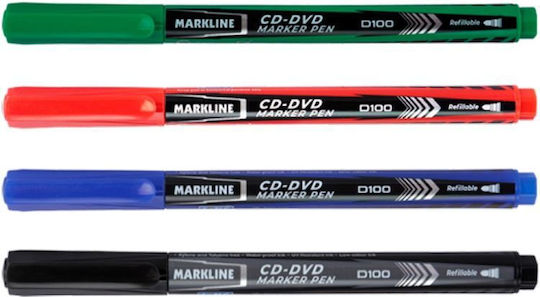 Linc CD/DVD-Marker 5mm Blau 10Stück
