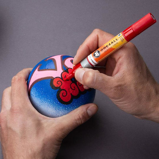 Molotow One4all Ακρυλικός Μαρκαδόρος Λευκός 4mm
