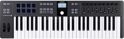 Arturia Midi Keyboard KeyLab Essential MKIII με 49 Πλήκτρα σε Μαύρο Χρώμα