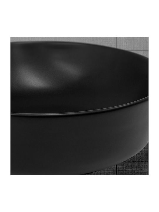 ML-Design Надеждна мивка Керамика 35x35x12см Черен