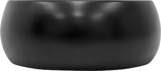 ML-Design Countertop Sink Ceramic 40x40x15.5cm Black