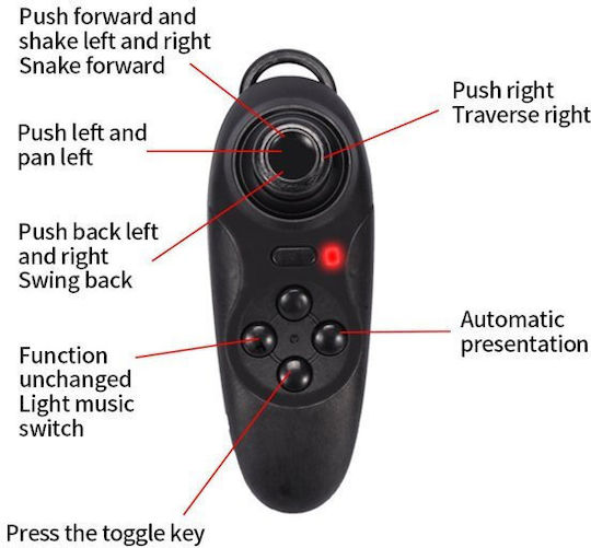 Mobile Gesture Sensing Mini Teleghidat Mașină Stunt Roșu