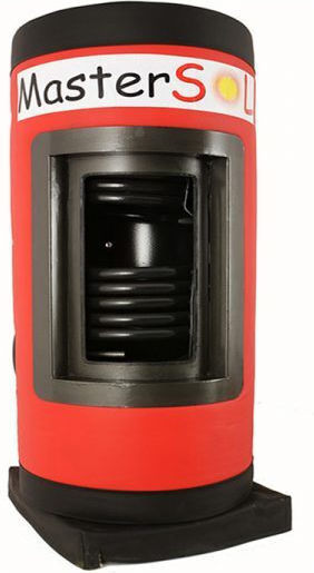 MasterSOL Σύστημα Βεβιασμένης Κυκλοφορίας 750lt/10m² Glass με δύο Εναλλάκτες Τριπλής Ενέργειας