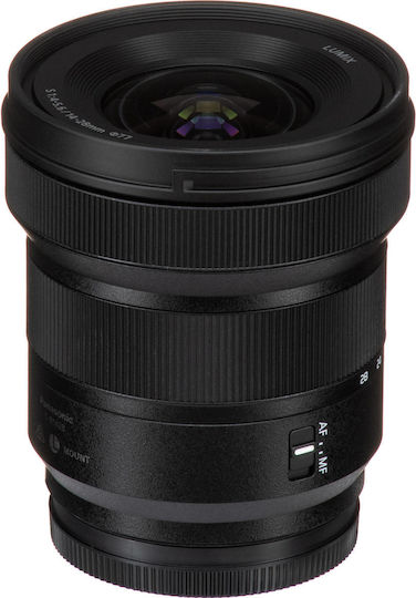 Panasonic Full Frame Φωτογραφικός Φακός Lumix 14-28mm f/4-5.6 Macro / Wide Angle Zoom για Leica L Mount Μαύρος