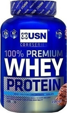 USN Coreseries 100% Premium Whey Fără gluten cu Aromă de Ciocolata 908gr