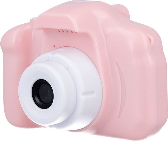 Children Mini Camera Compact Φωτογραφική Μηχανή 3MP με Οθόνη 2" Ροζ