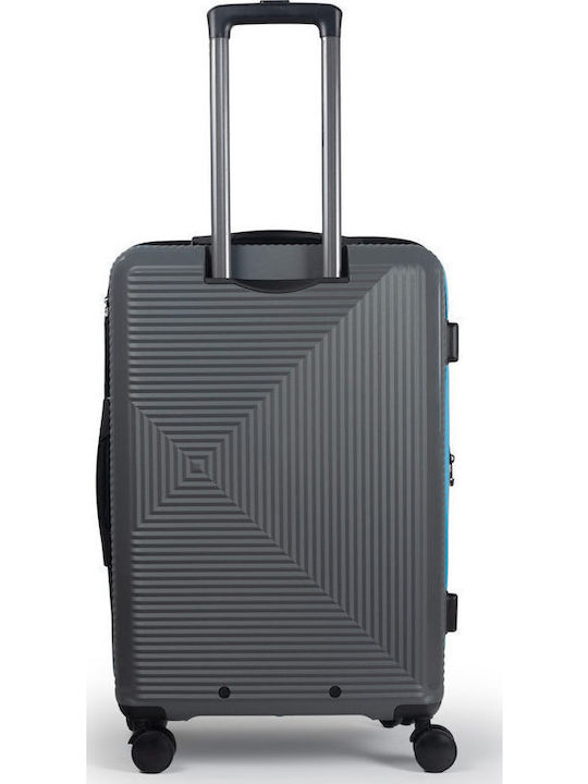 Cardinal Anniversary Cabin Hard Gray Suitcase With 4 Wheels Height 55cm