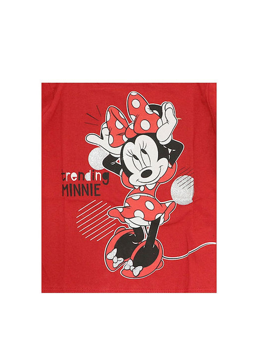 Disney Kids' Blouse Long Sleeve Red