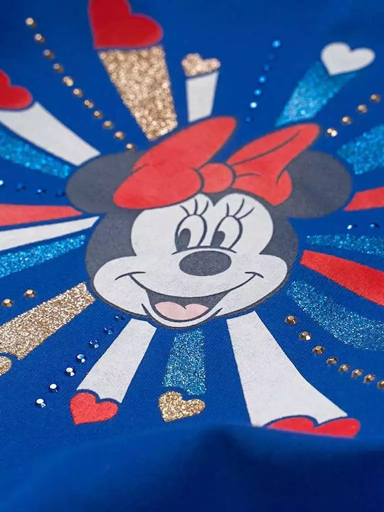Παιδική Μπλούζα Κοντομάνικη Μπλε Minnie