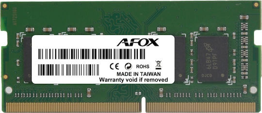 Afox DDR3L με Module 1x8GB και Ταχύτητα 1333 για Laptop