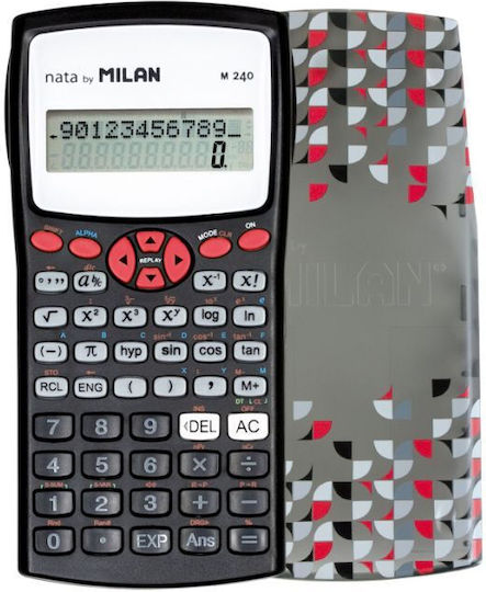 Milan Αριθμομηχανή Λογιστική 12 Ψηφίων σε Μαύρο Χρώμα