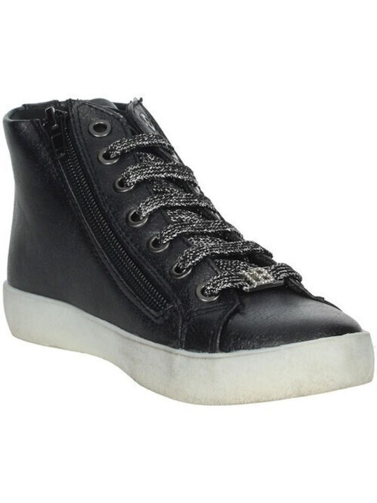 Παιδικά Sneakers High Μαύρα