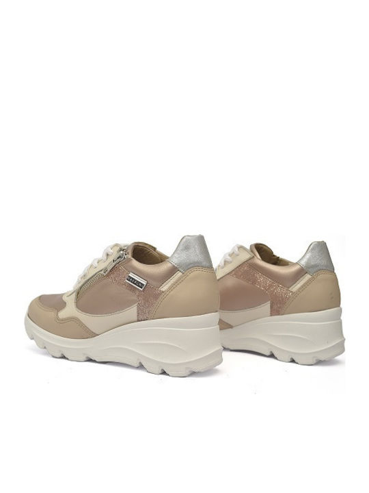 Γυναικεία Ανατομικά Sneakers Μπεζ