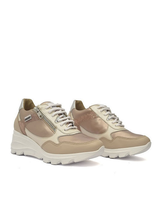 Γυναικεία Ανατομικά Sneakers Μπεζ