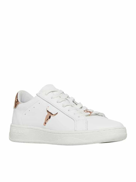 Windsor Smith Galaxy Sneakers White Rose Gold