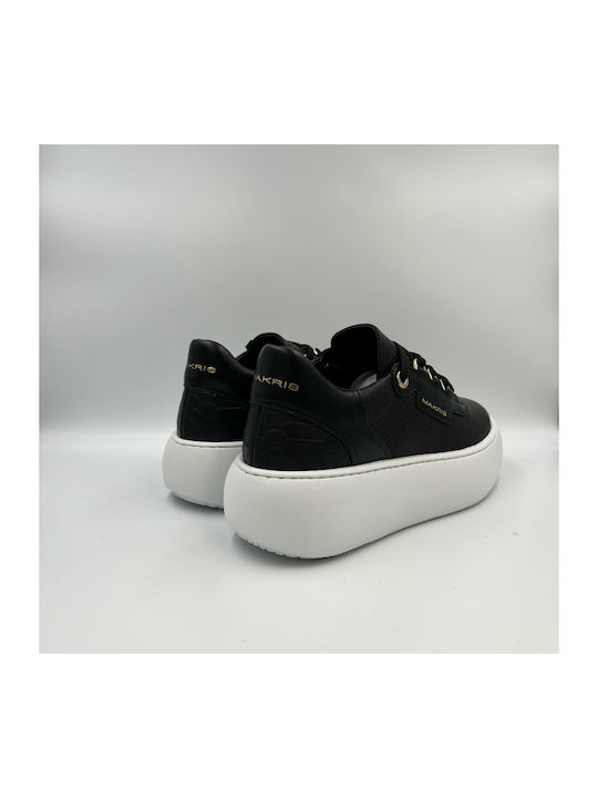 Damen Flatforms Sneakers Schwarz