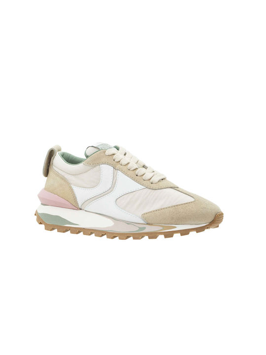 Voile Blanche QWARK Damen Sneakers Beige