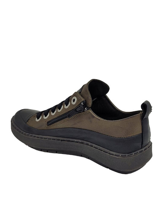 Damen Anatomisch Sneakers Khaki