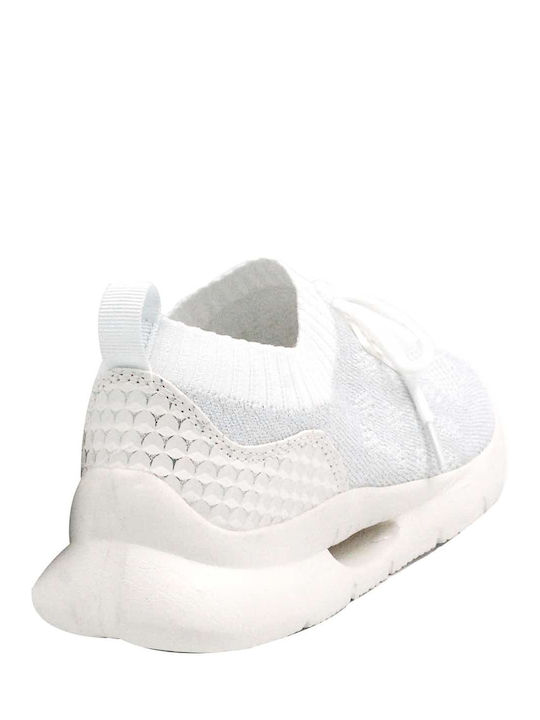 D100 Γυναικεία Sneakers Λευκά