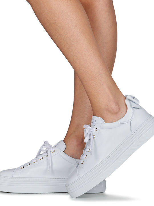 Γυναικεία Flatforms Sneakers Λευκά