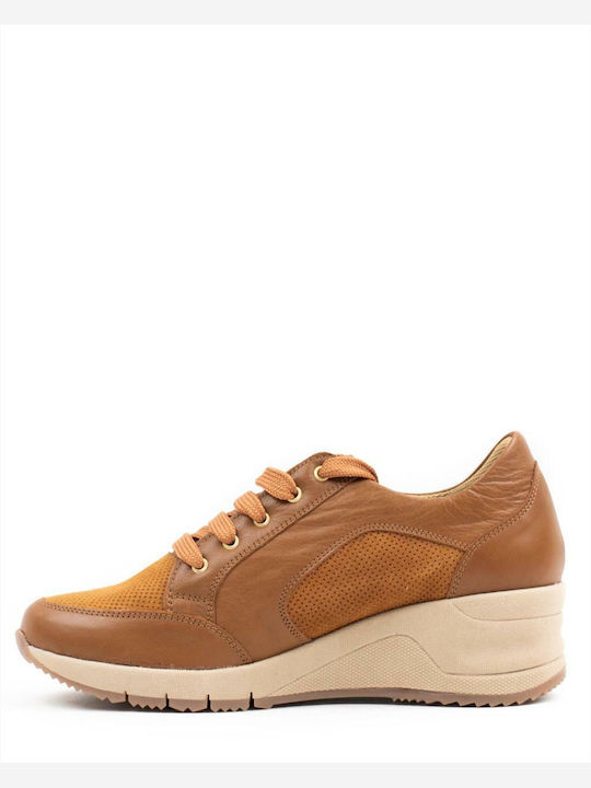 Zakro Collection Damen Sneakers Tabac Braun