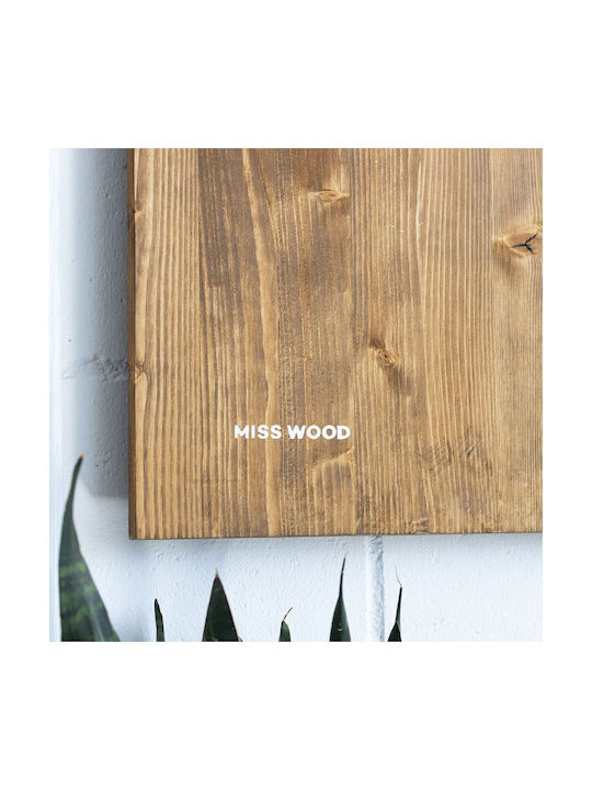 Miss Wood Painting Wooden 90x60cm