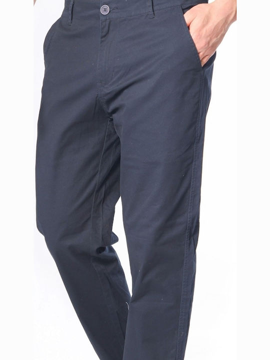 Paco & Co Men's Trousers Chino Navy Blue