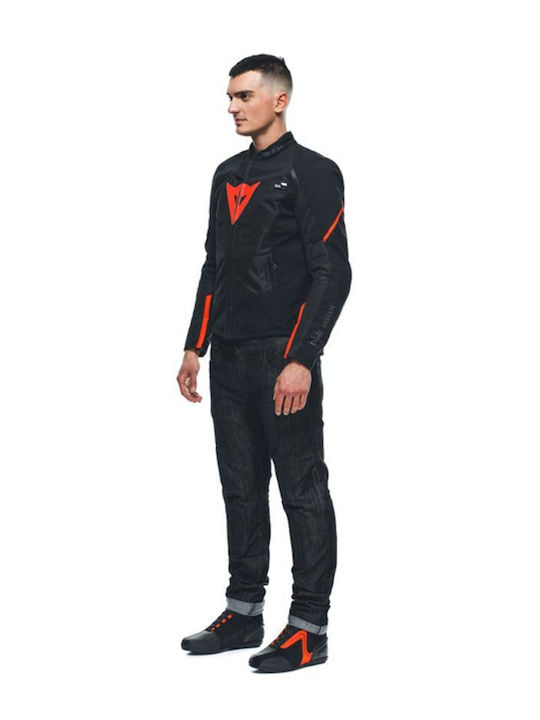 Dainese Smart Jacket LS Sport D-air Καλοκαιρινό Ανδρικό Μπουφάν Μηχανής Μαύρο