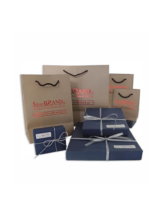 SilverBrand.gr Κορνίζα Ασημένια με Ασημί Πλαίσιο