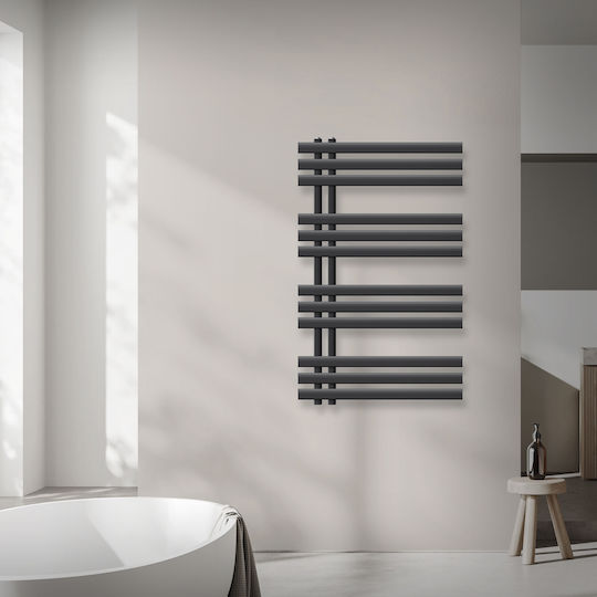 ECD Germany Iron EM Elektrische Handtuchheizkörper 300W 100x60cm Graue