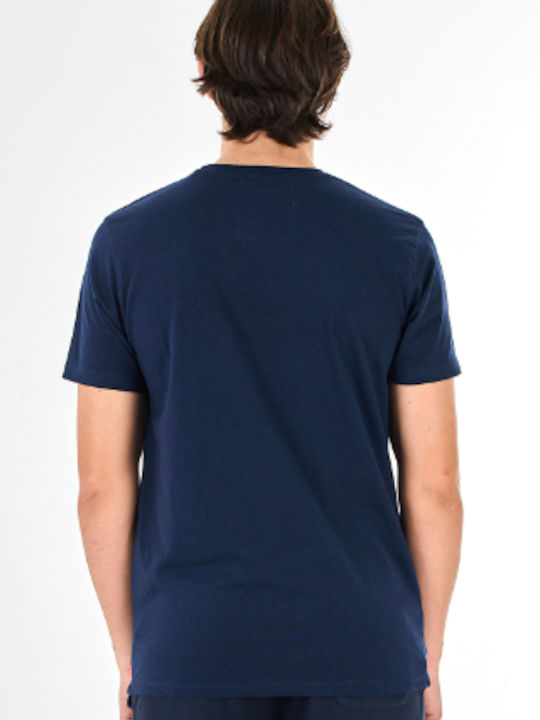 T-shirt Navy Μπλε