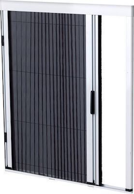 F20 Screen Door Pleated Black from Fiberglass 150x210cm