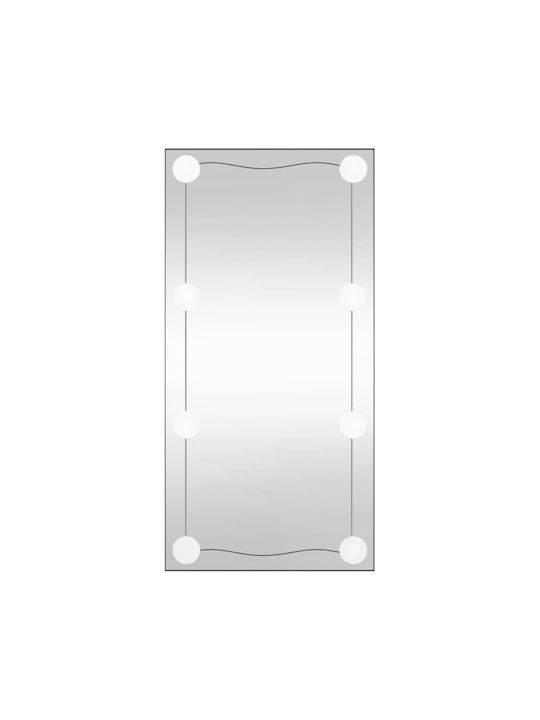 vidaXL Wall Mirror with LED Lighting 30x60cm 1pcs