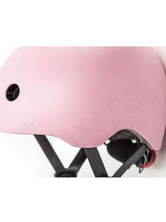 Scoot & Ride Reflective Παιδικό Κράνος για Ποδήλατο & Πατίνι Ροζ