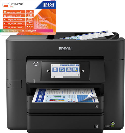 Epson WorkForce Pro WF-4830DTWF Έγχρωμο Πολυμηχάνημα Inkjet με WiFi και Mobile Print