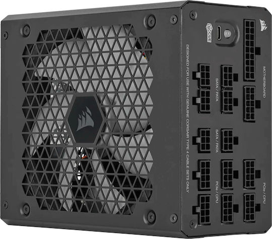 Corsair HX1000i 1000W Μαύρο Τροφοδοτικό Υπολογιστή Full Modular 80 Plus Platinum