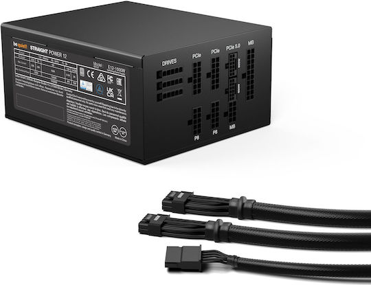 Be Quiet Straight Power 12 1500W Black Computer Power Supply Full Modular 80 Plus Platinum