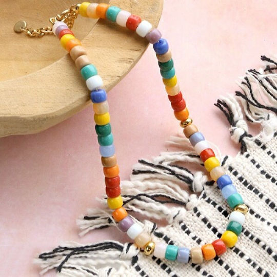Glass Craft Beads Blue 10pcs