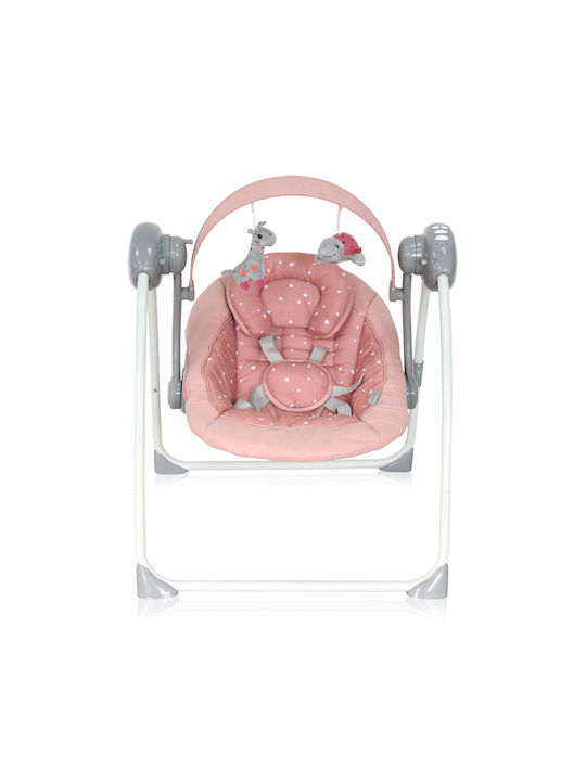 Lorelli Electric Baby Relax Swing Peach Beige Stars with Music Beige for Child up to 9kg