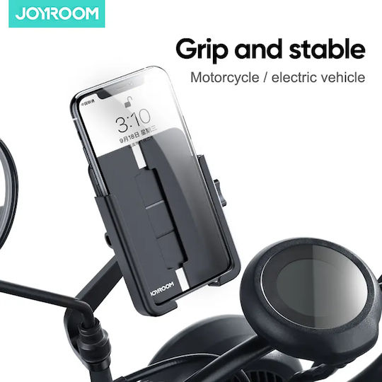 Joyroom JR-ZS253 Βάση Κινητού Μοτοσυκλέτας με Ρυθμιζόμενο Βραχίονα για τον Καθρέπτη