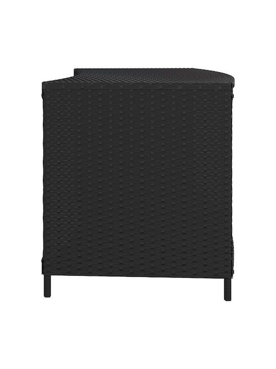 Ραφιέρα Μεταλλική με 1 Ράφια Μαύρη 105x45x55cm