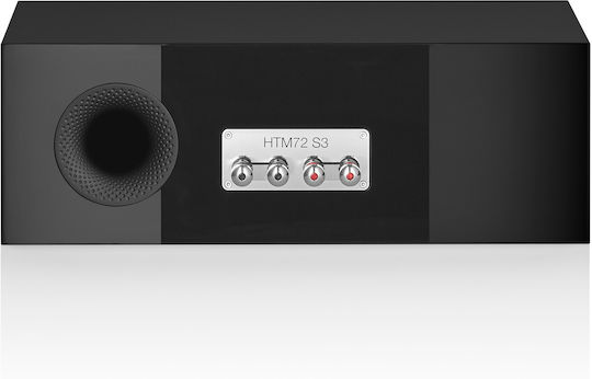 Bowers & Wilkins HTM72 S3 Hi-Fi Speaker Central 120W 2 No of Drivers W47.7xD26.6xH16.5cm. Black Glossy