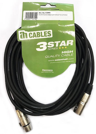 Adam Hall Microphone Cable XLR male - XLR female 10m (K3MMF1000)